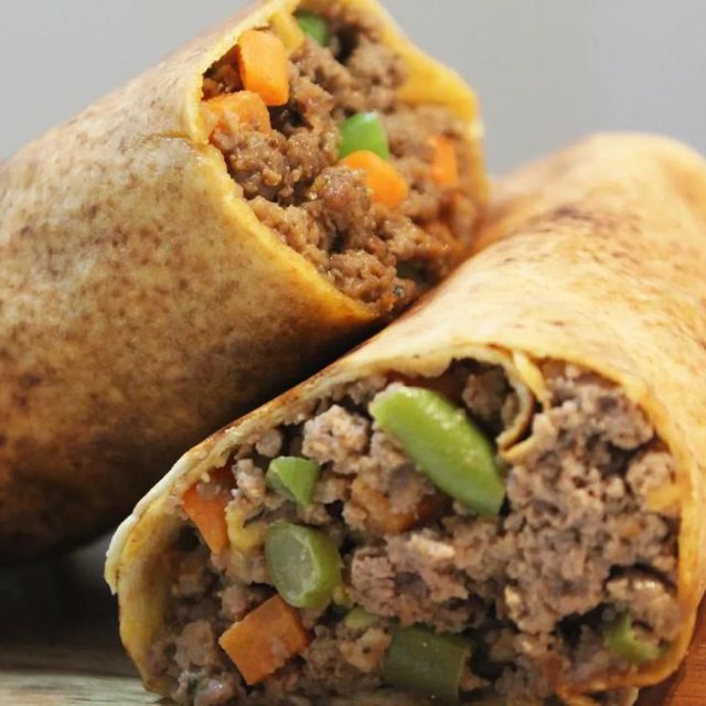 Wrap viande